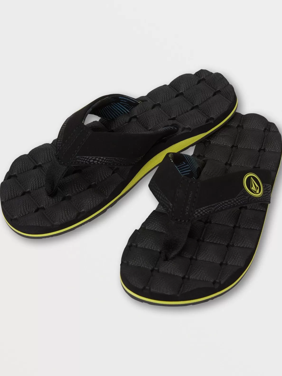 Volcom Big Boys Recliner Sandal Lime | Boys