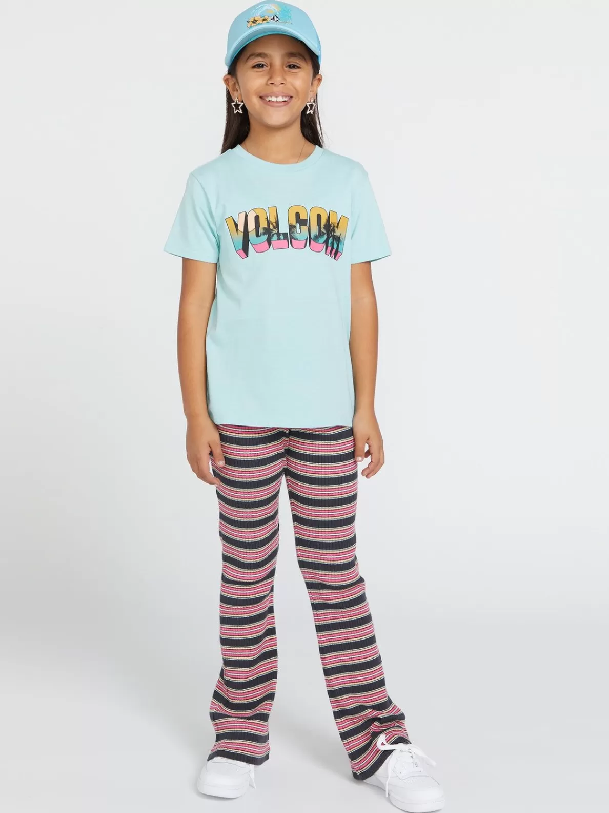 Volcom Girls Last Party Tee Glacier Blue | Girls T-Shirts & Tanks