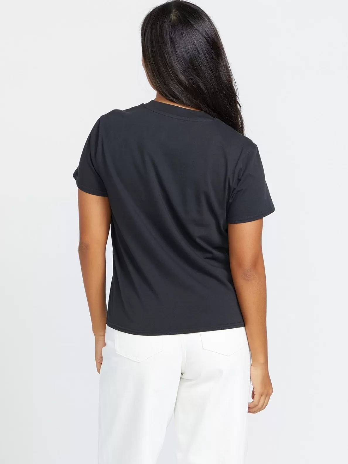 Volcom One Of Each Boyfriend Tee Black | Women Tops