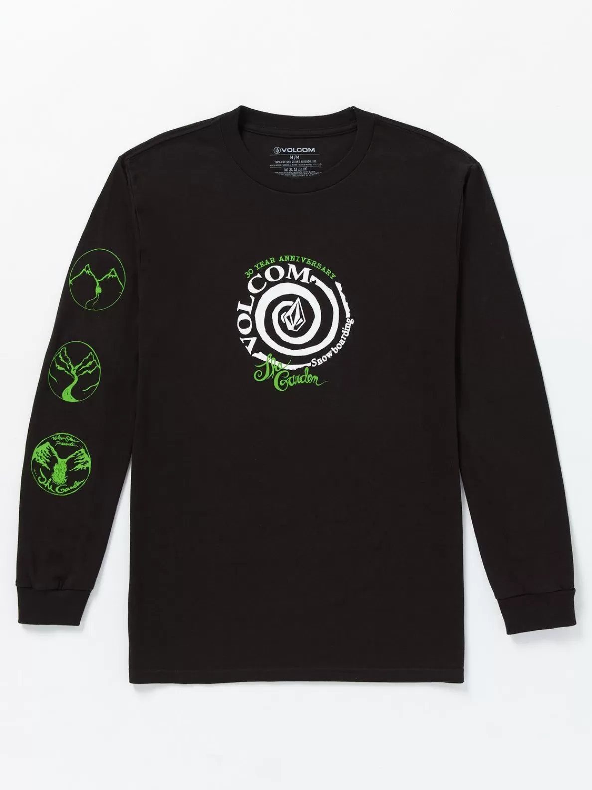 Volcom Entertainment The Garden Long Sleeve Tee Black | Men T-Shirts & Tanks